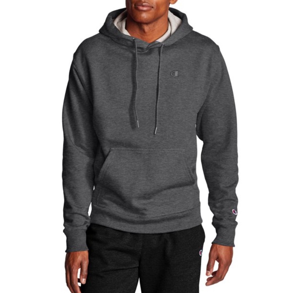 Champion Powerblend Fleece Pullover Hoodie Mens S